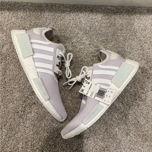Adidas NMD R1 Refined J Primeblue Cloud White Grade School Size 7 *TRIED ON